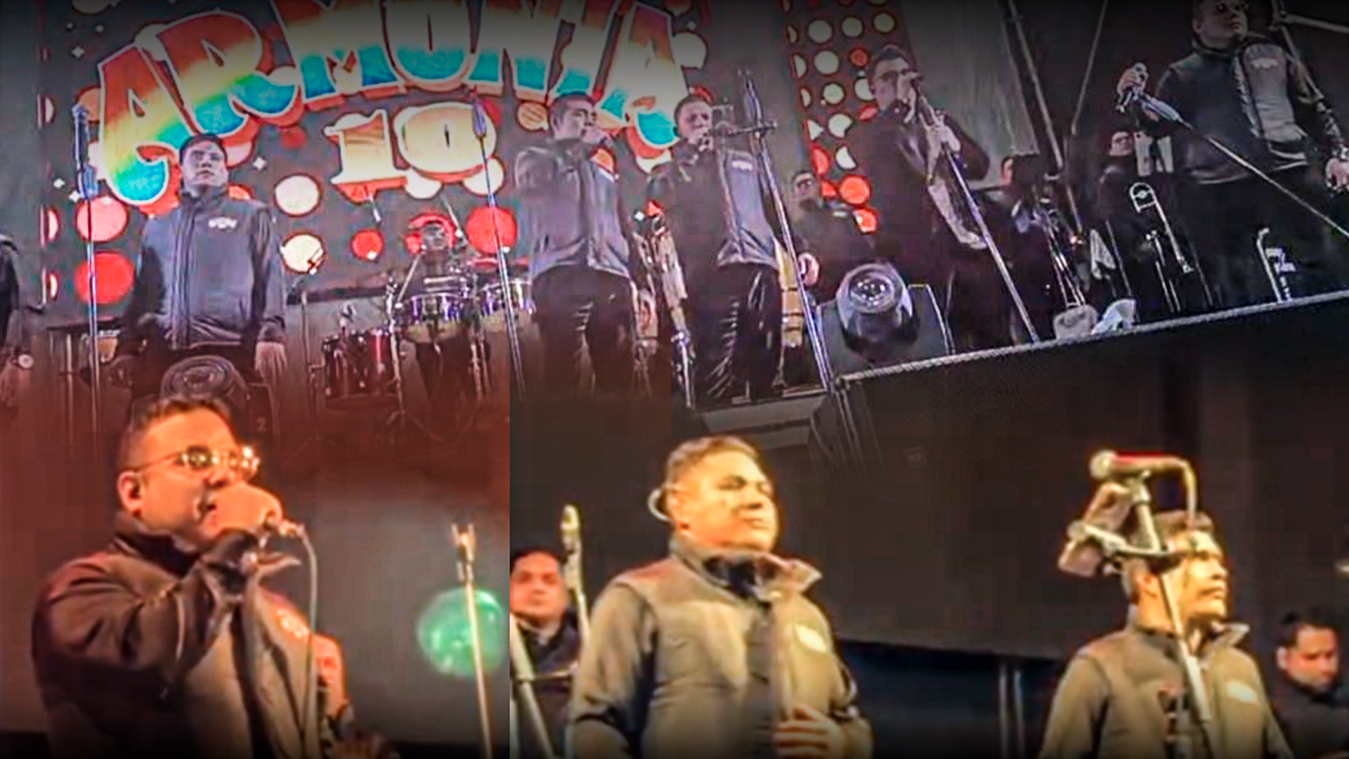 Armonía 10 sale al escenario con chalecos antibalas tras atentado a Agua Marina