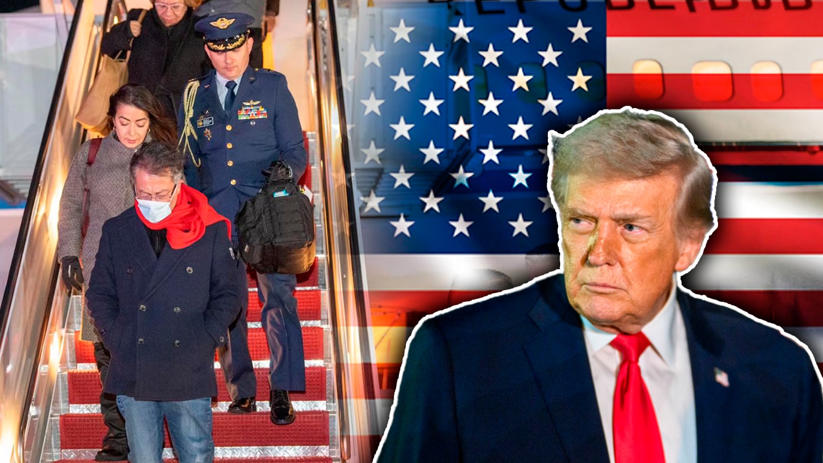 Gustavo Petro llega a Estados Unidos y se reunirá con Donald Trump